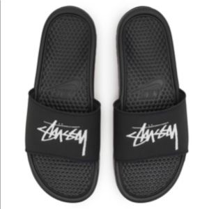 Nike stussy x benassi off noir Unisex slides